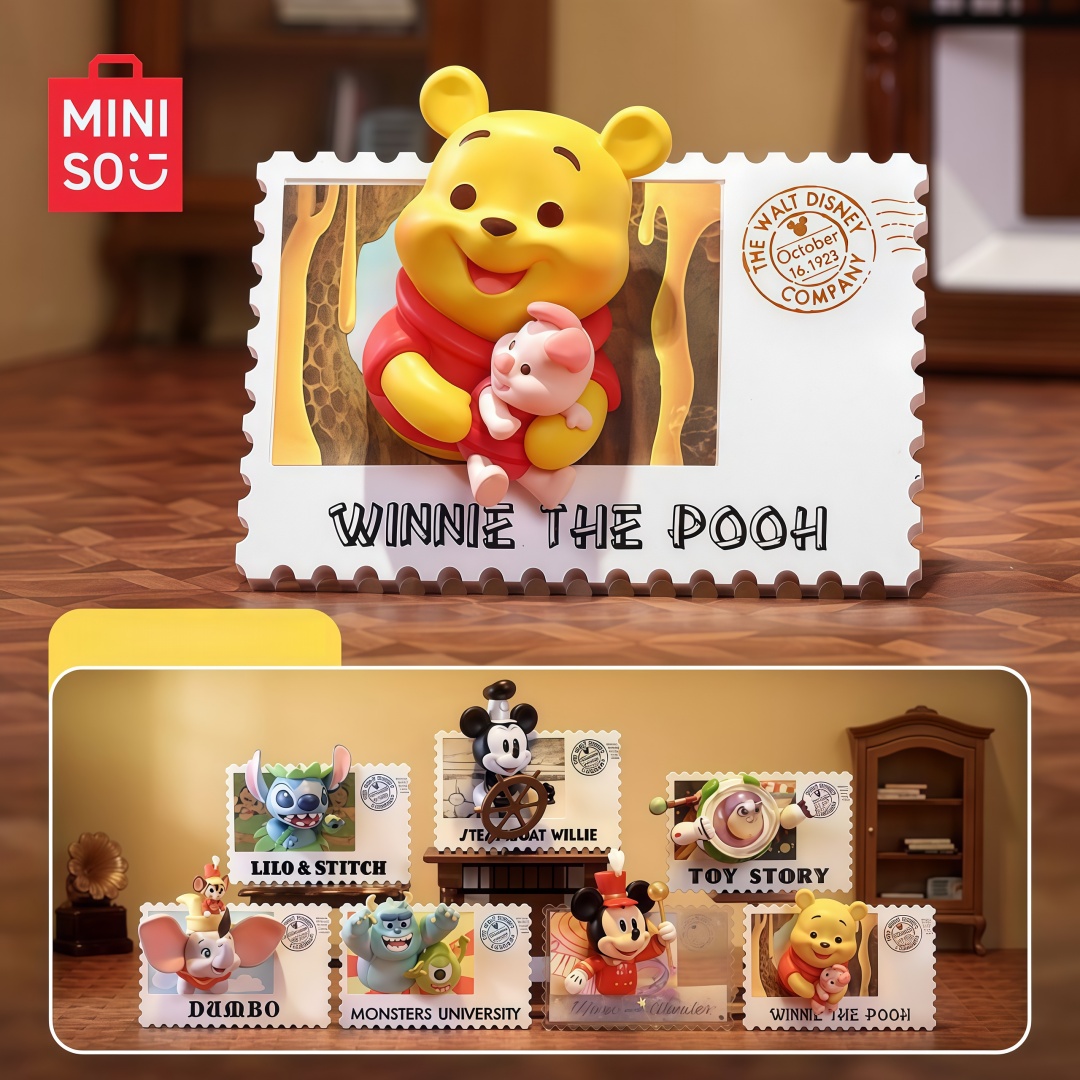 Vintage Disney Collectible - صندوق مفاجآت مغناطيس ثلاجة إبداعي بتصميم