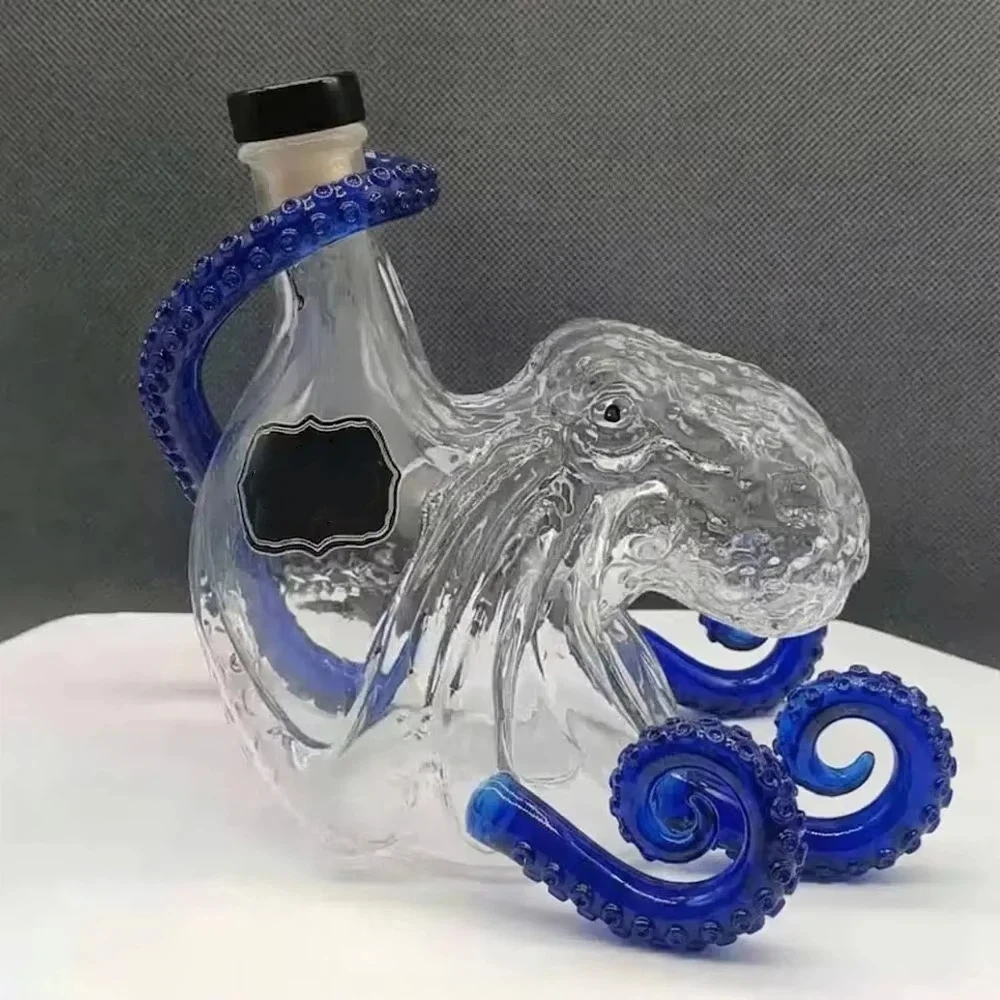 قارورة ويسكي زجاجية بتصميم أخط - مراجعة Vintage Collectible Glassware وسعره