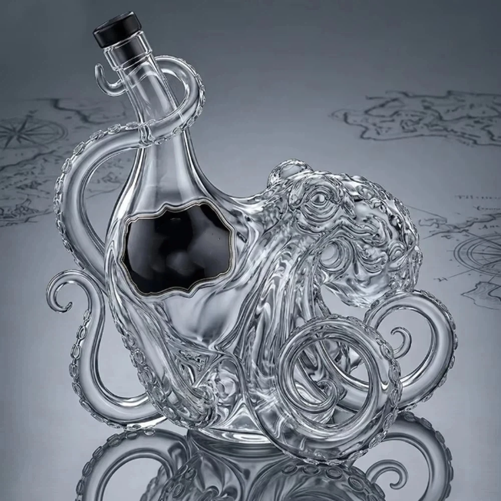 قارورة ويسكي زجاجية بتصميم أخط - مراجعة Vintage Collectible Glassware وسعره