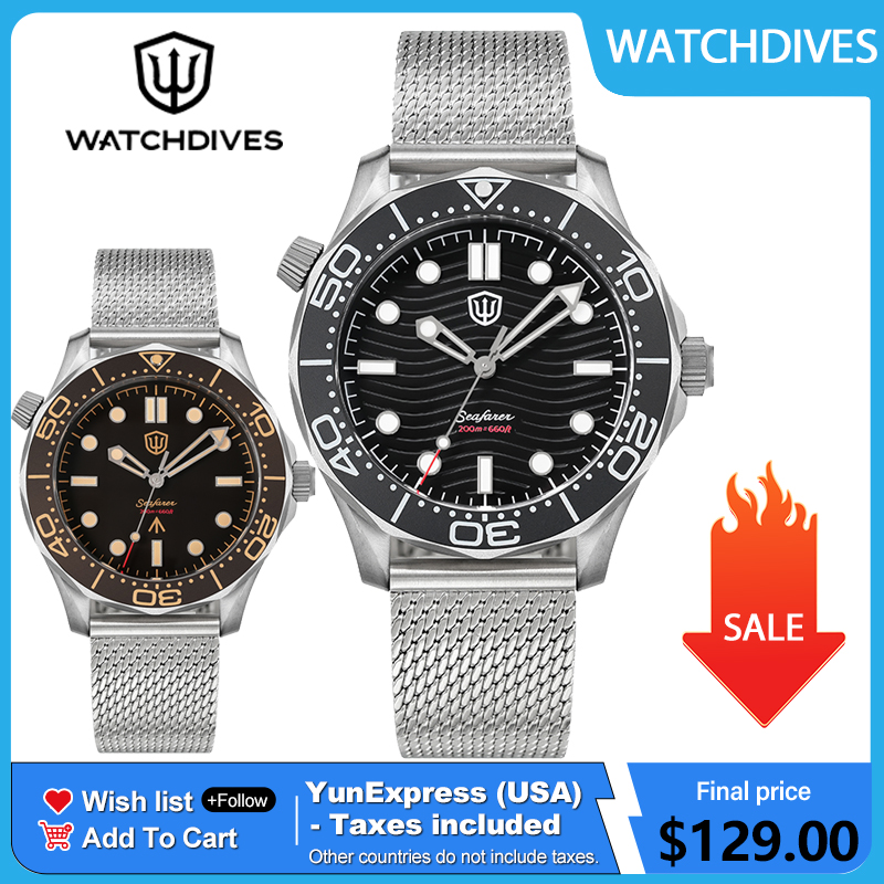 ساعة غوص من Watchdives بقطر 42 - مراجعة Vintage Watch Collecting وسعره